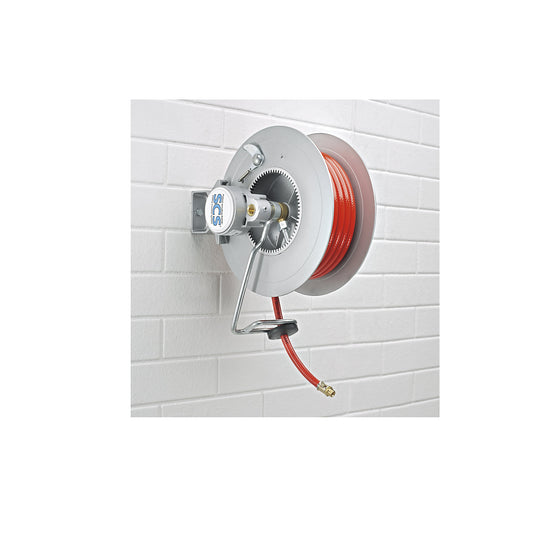 Hose reel, PVC hose with brake, hose length 12 m.