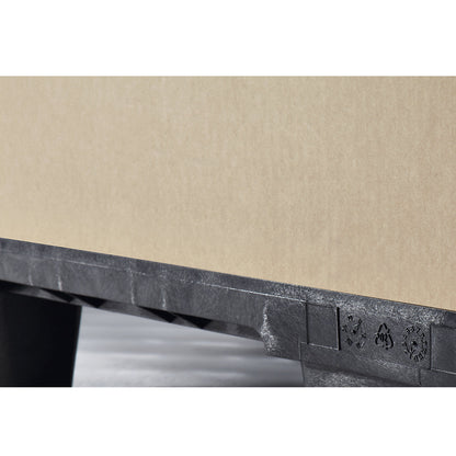 Display pallet made of plastic, LxW 800 x 600 mm, max. static load 2500 kg, pack of 10.