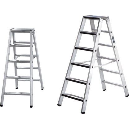 Step ladder, double sided, standard model, 2 x 10 steps.
