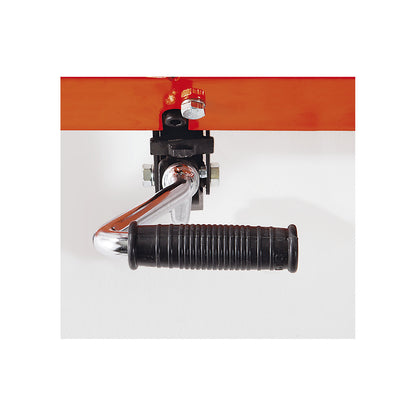 Scissor lift platform truck, max. load 800 kg, lift per pedal stroke with QuickLift 19 mm.