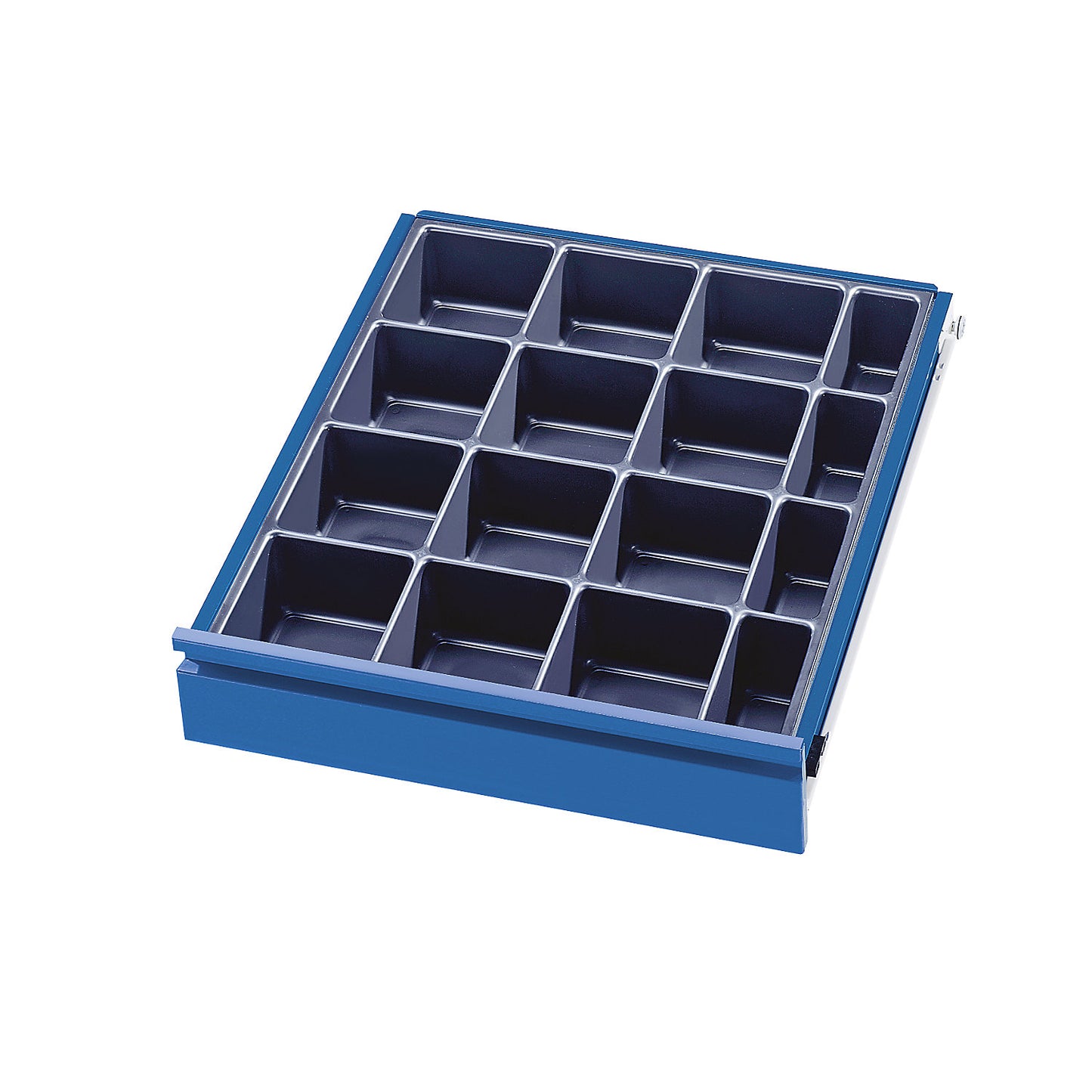 Drawer divider set, 1 small parts insert with 16 compartments, for drawer height 60 + 90 mm.