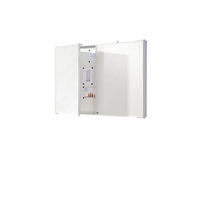 Folding whiteboard, complete set, sheet steel, enamel, 16:10 projection format.