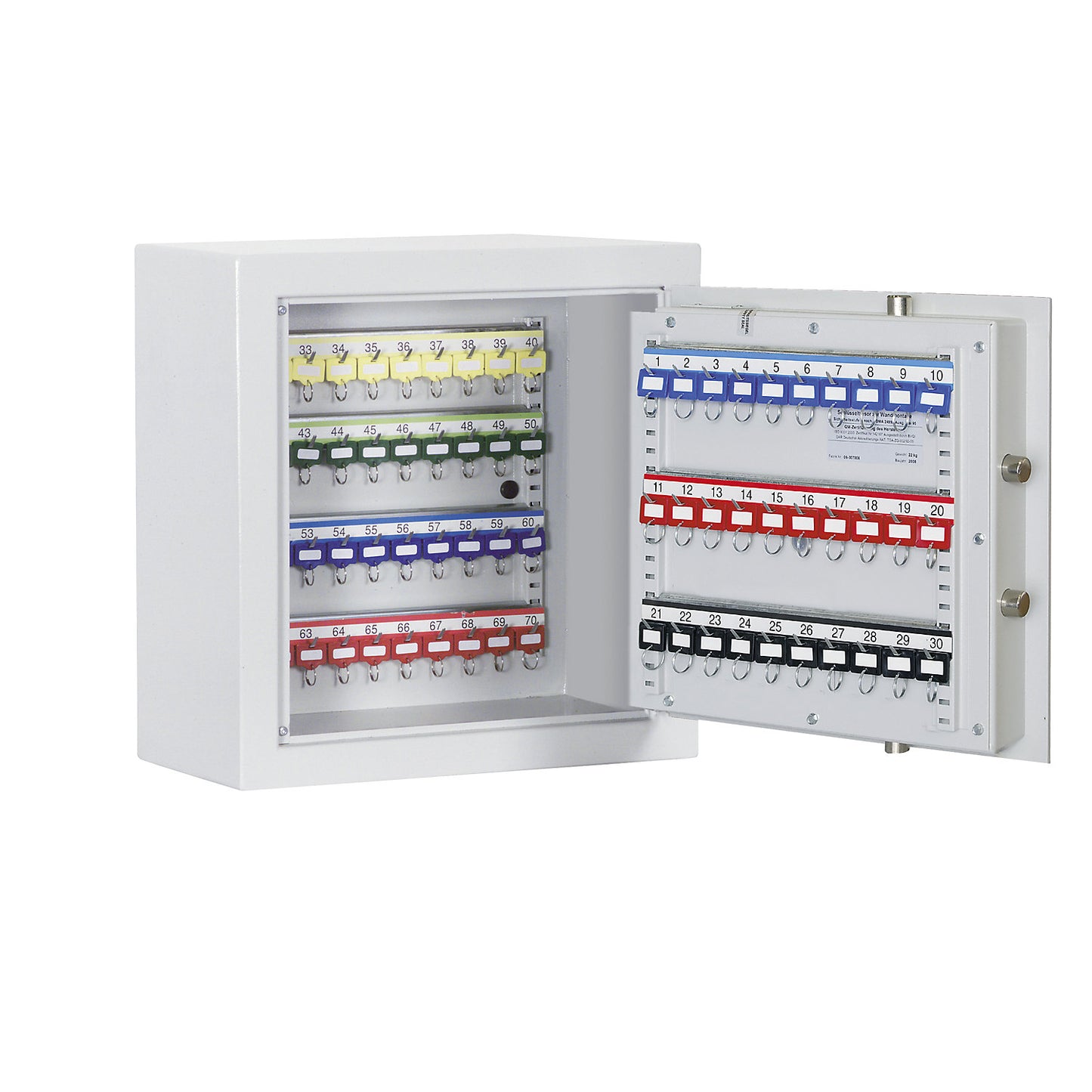 Key safe, VDMA B and Euro standard S2, 300 hooks.