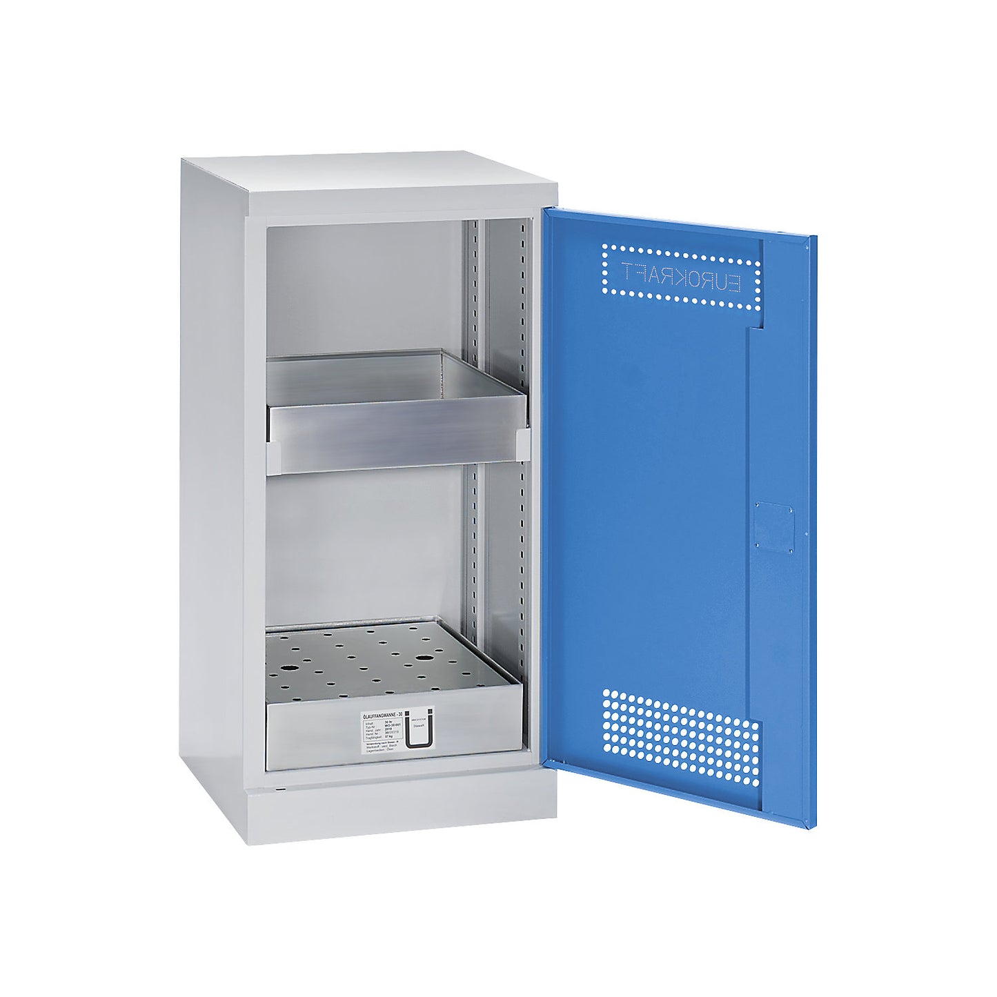 Environmental cupboard, side cupboard, 2 tray shelves, HxWxD 1000 x 500 x 500 mm.