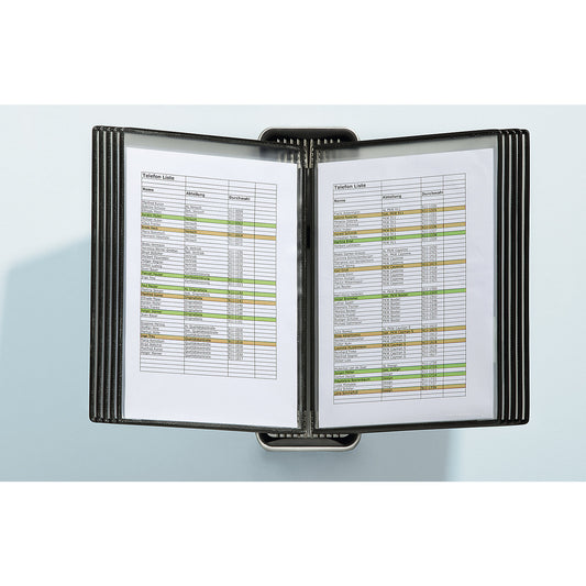 VEO clear view panel system for A4, wall display system, holder and 10 clear view panels.