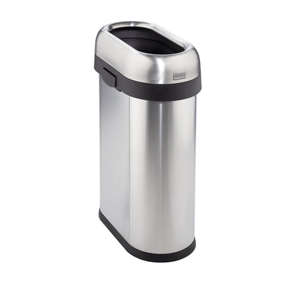 Open waste bin, capacity 50 l, WxHxD 272 x 695 x 463 mm, oval.