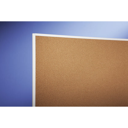 Pinboard, mobile, natural cork, HxWxD 1800 x 2800 x 500 mm, three-part.