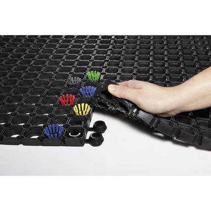 Connector clip, for rubber ring mats, pack of 10.