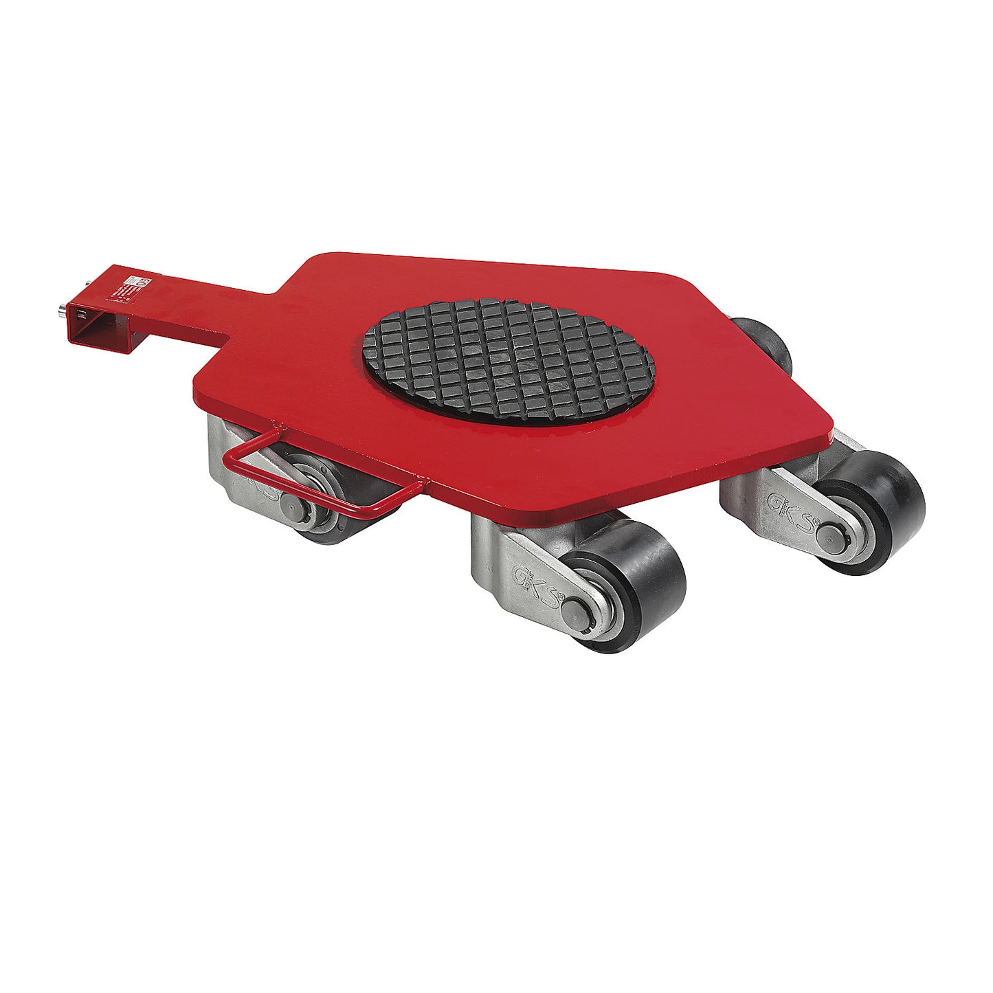 Rotating dolly, max. load 4000 kg, LxW 760 x 555 mm, for cleanrooms.