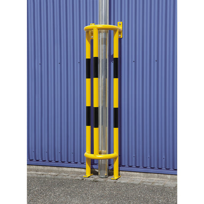 Crash protection for pipes, wall/floor mounting, HxWxD 1000 x 350 x 300 mm.