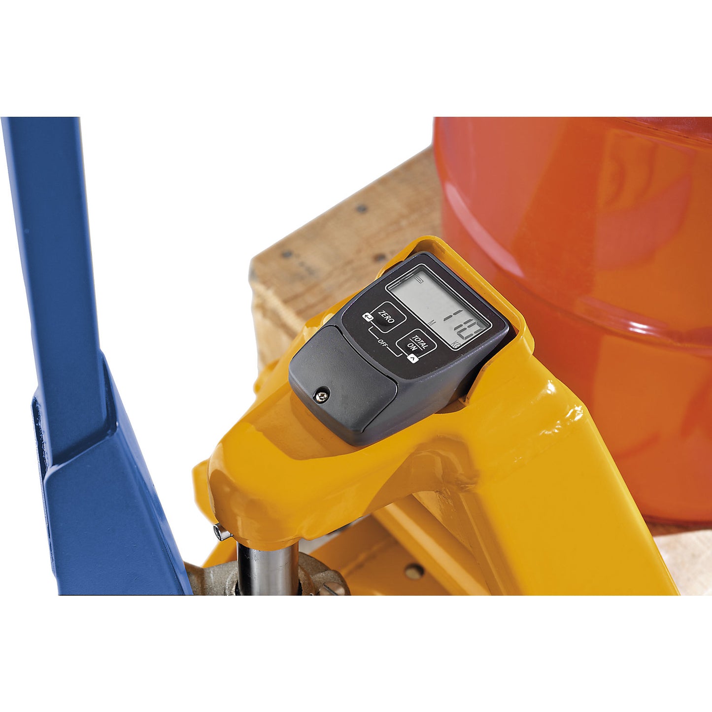 Pallet truck, with weighing scale, max. load 2000 kg.