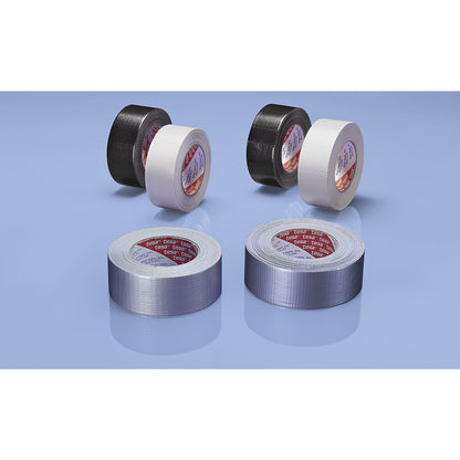 Fabric tape, tesa® PRO 74613 DUCT TAPE, pack of 24 rolls, black, tape width 50 mm.
