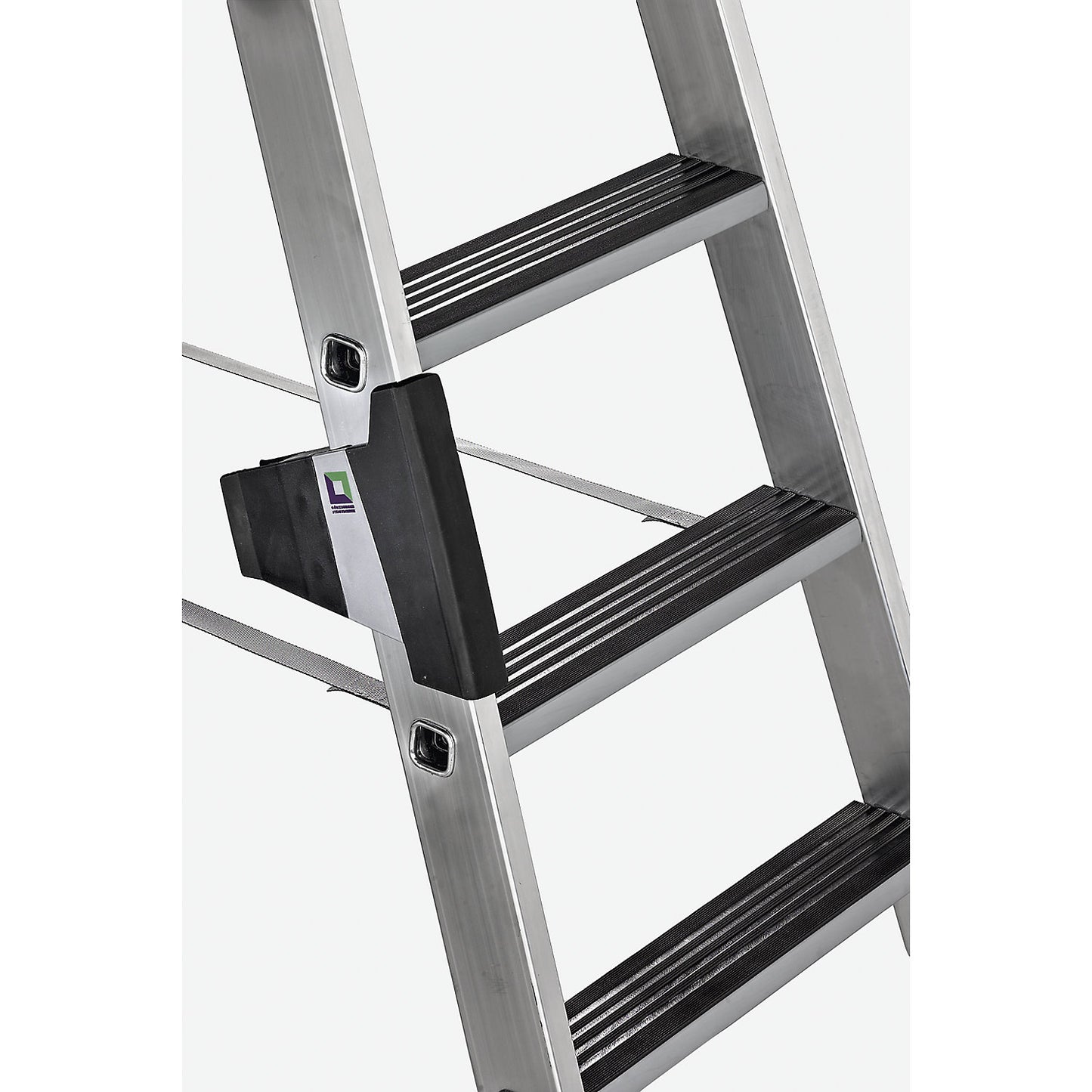 CLIP-STEP step ladder, double sided, ribbed, 2 x 6 steps.