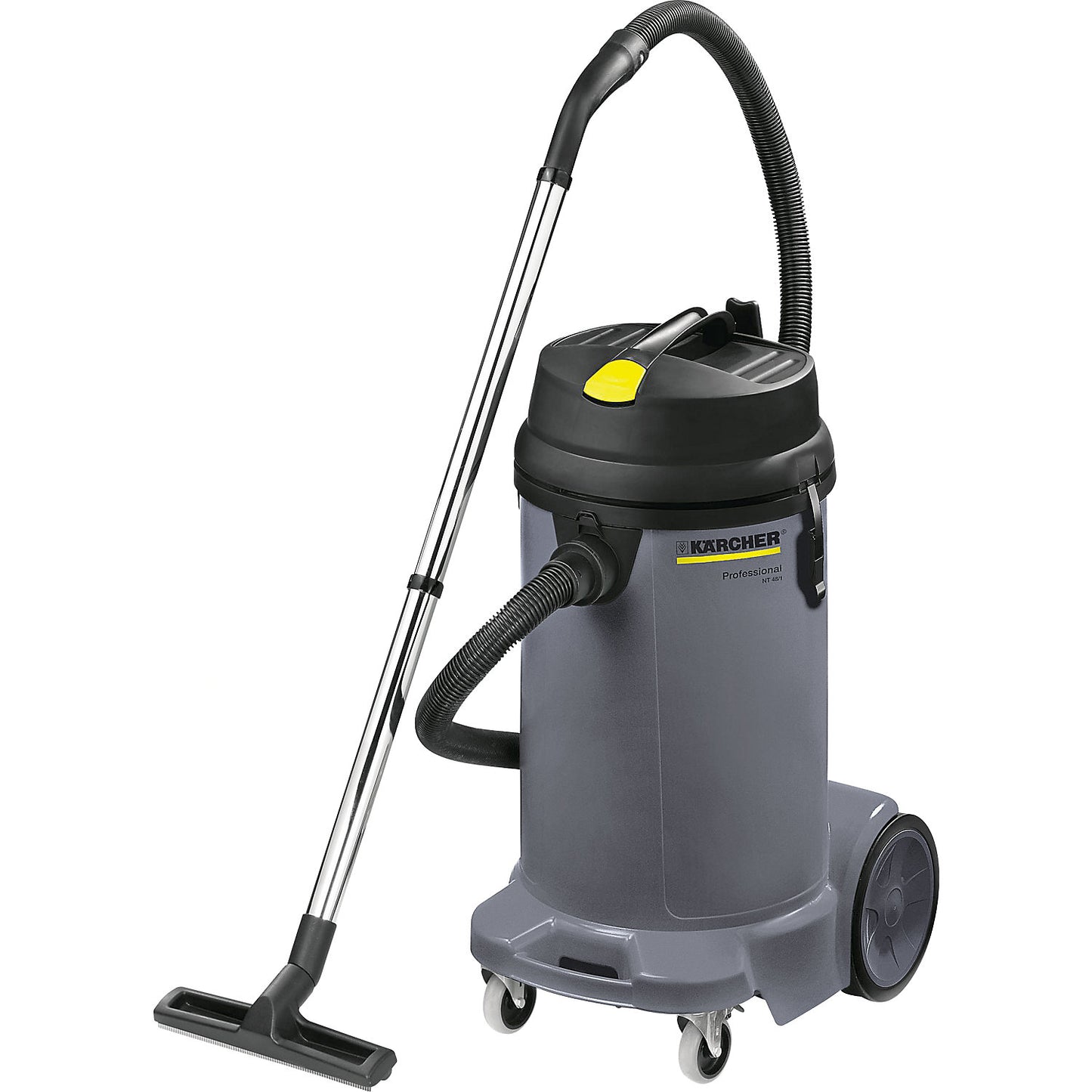 Wet and dry vacuum cleaner, NT 48/1, 1380 W, with drain hose.