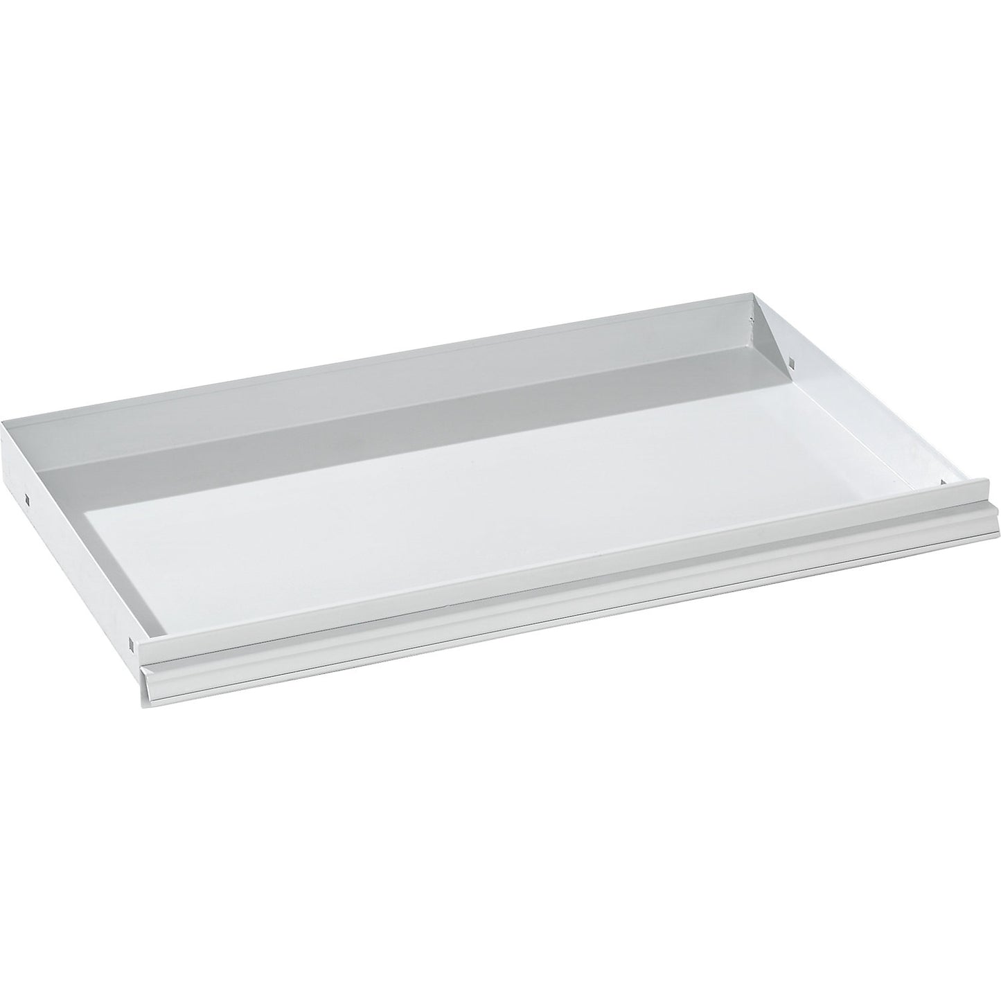 Drawer for tool cupboard, on ball bearing guides, max. load 75 kg.