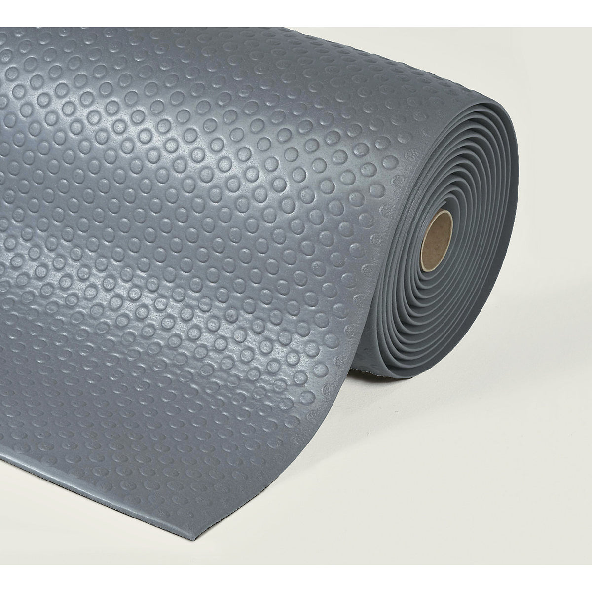 Bubble Sof-Tred™ anti-fatigue matting, per metre, vinyl foam, grey, width 910 mm.