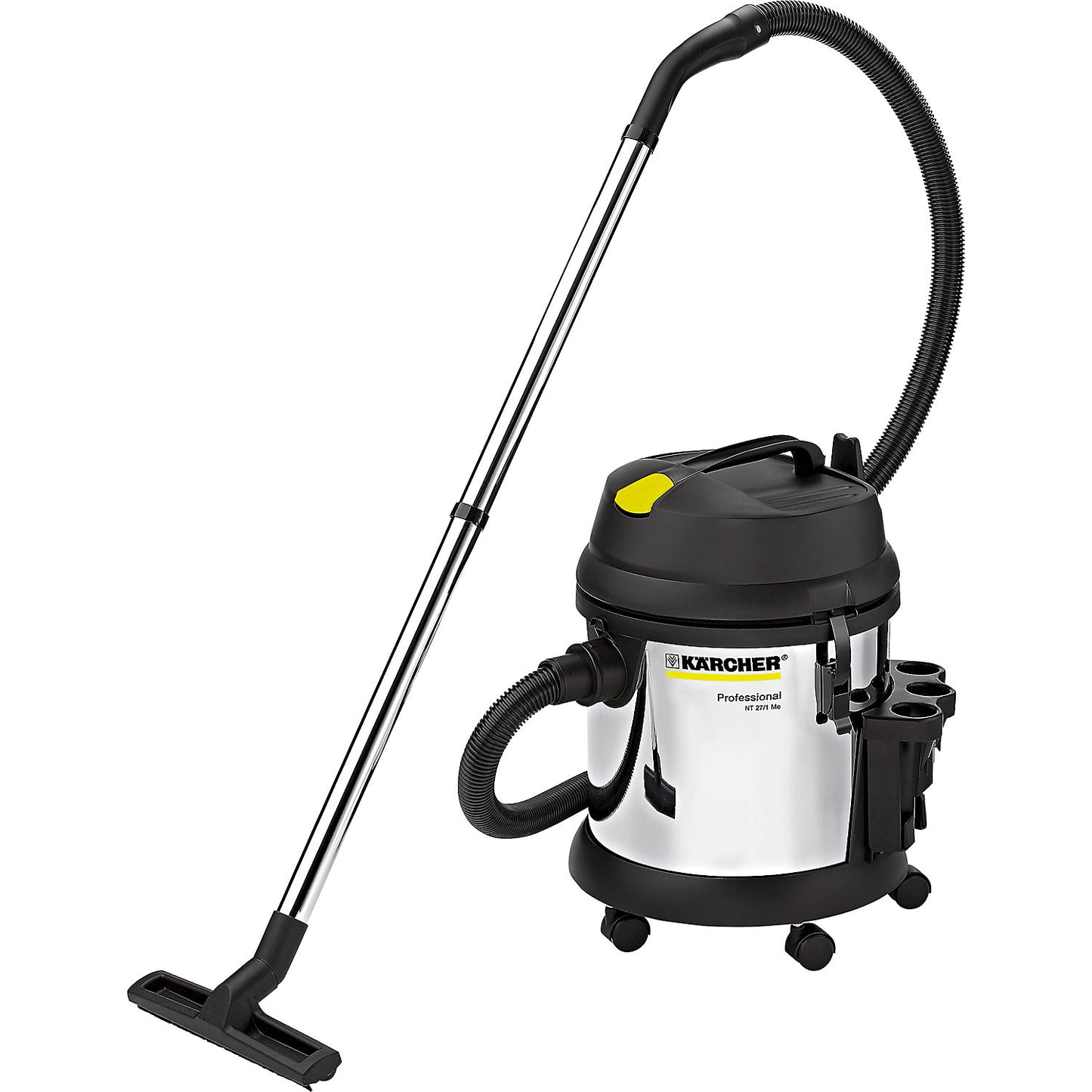 Wet and dry vacuum cleaner, NT 27/1 Me Adv, 1380 W, stainless steel container.