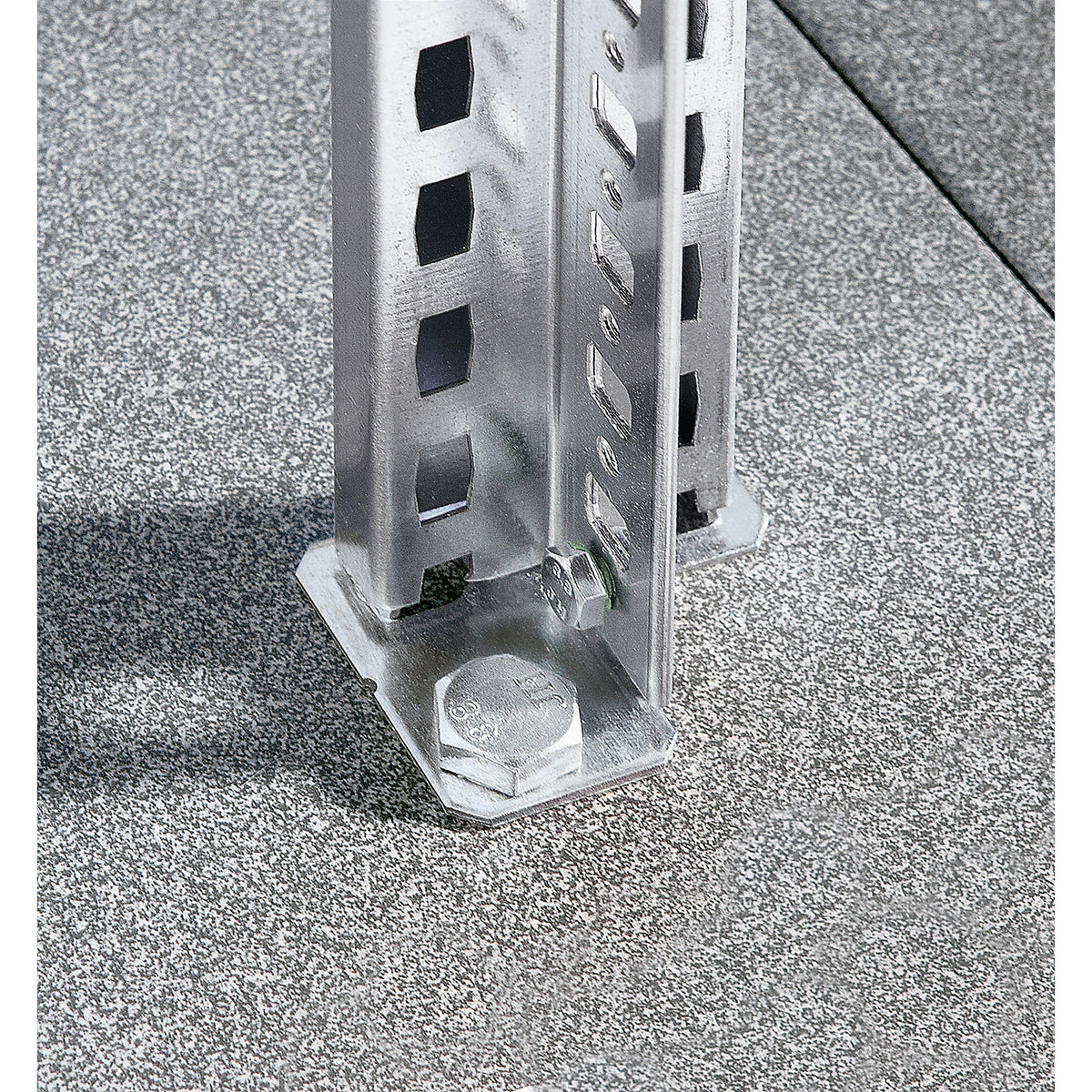 Boltless shelving unit, blue / zinc plated, shelf height 2350 mm, shelf width 965 mm, standard shelf unit, shelf depth 450 mm.