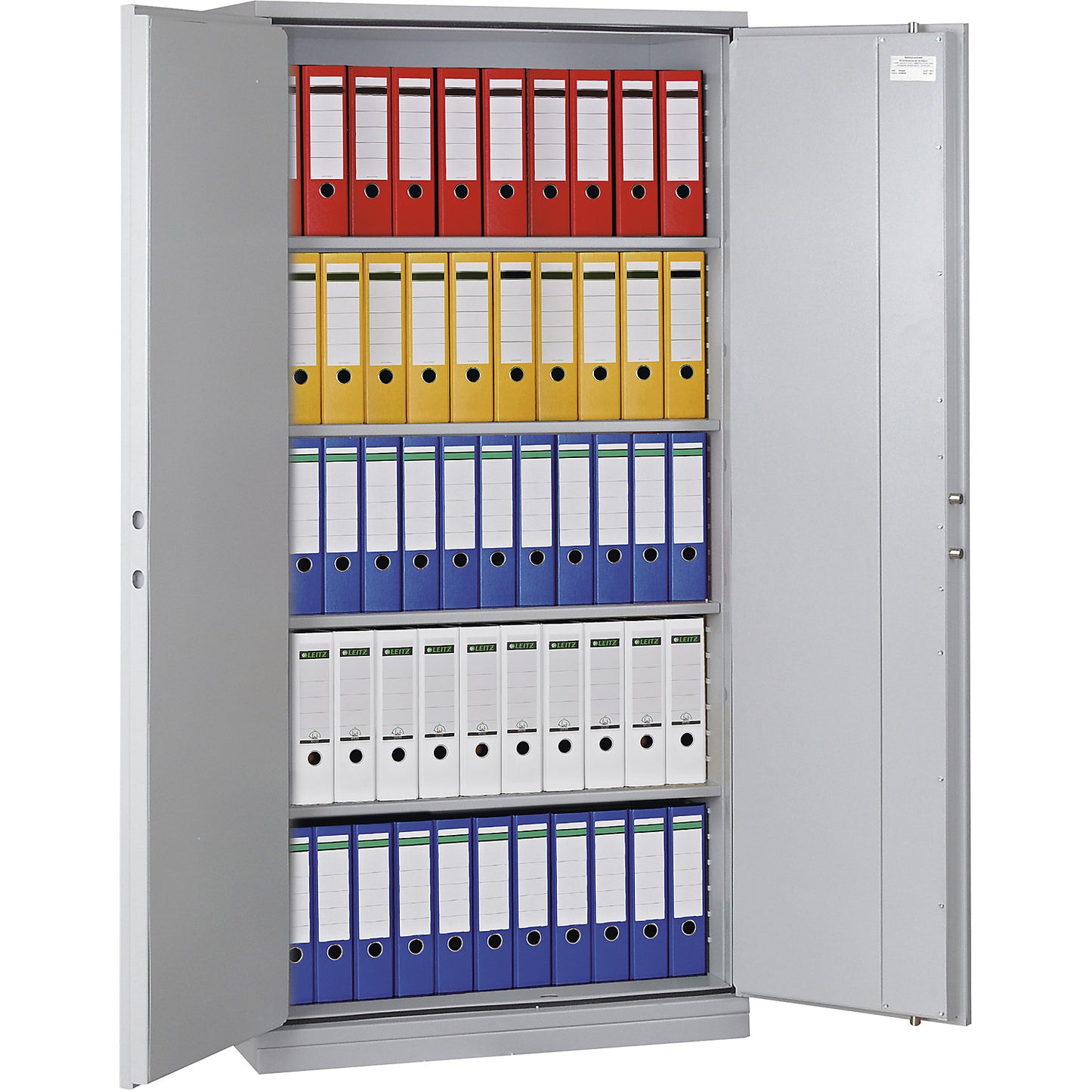 LIGHT safety cabinet, light duty, HxWxD 1950 x 950 x 500 mm, light grey.