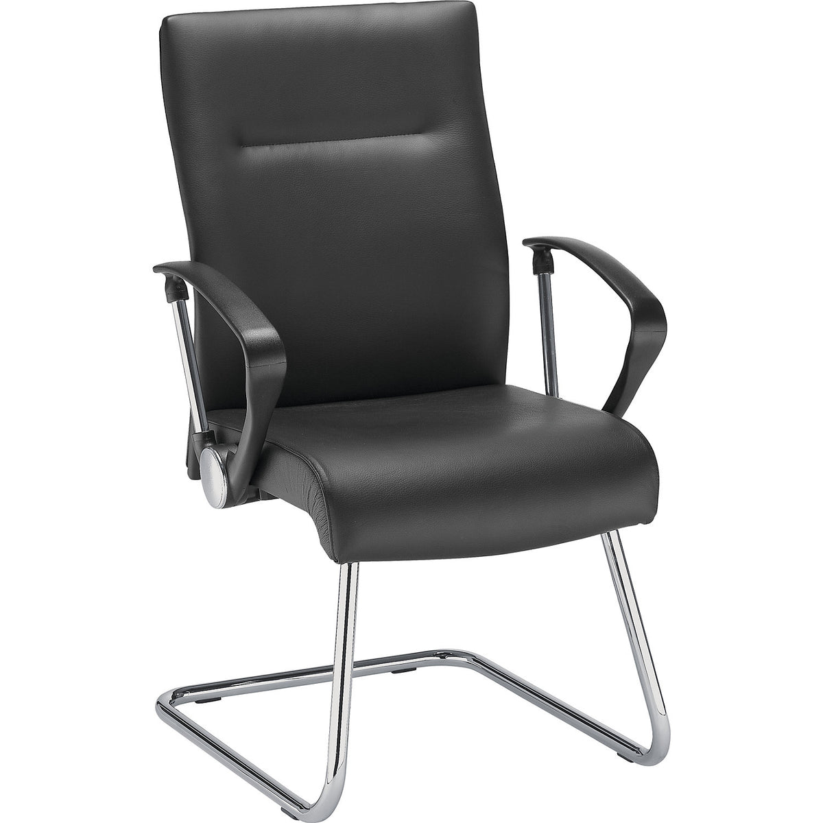Visitors' chair, black, fabric.
