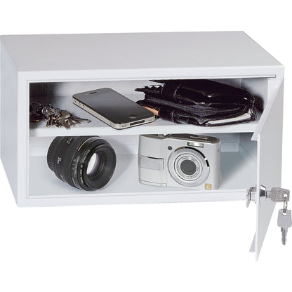 Built-in lockable compartment, light duty, HxWxD 190 x 250 x 235 mm.