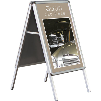 OUTDOOR folding advertising stand, HxWxD 1120 x 639 x 744 mm, 1+ items.