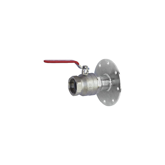 Drainage tap, brass, ball valve tap, 2'' thread.