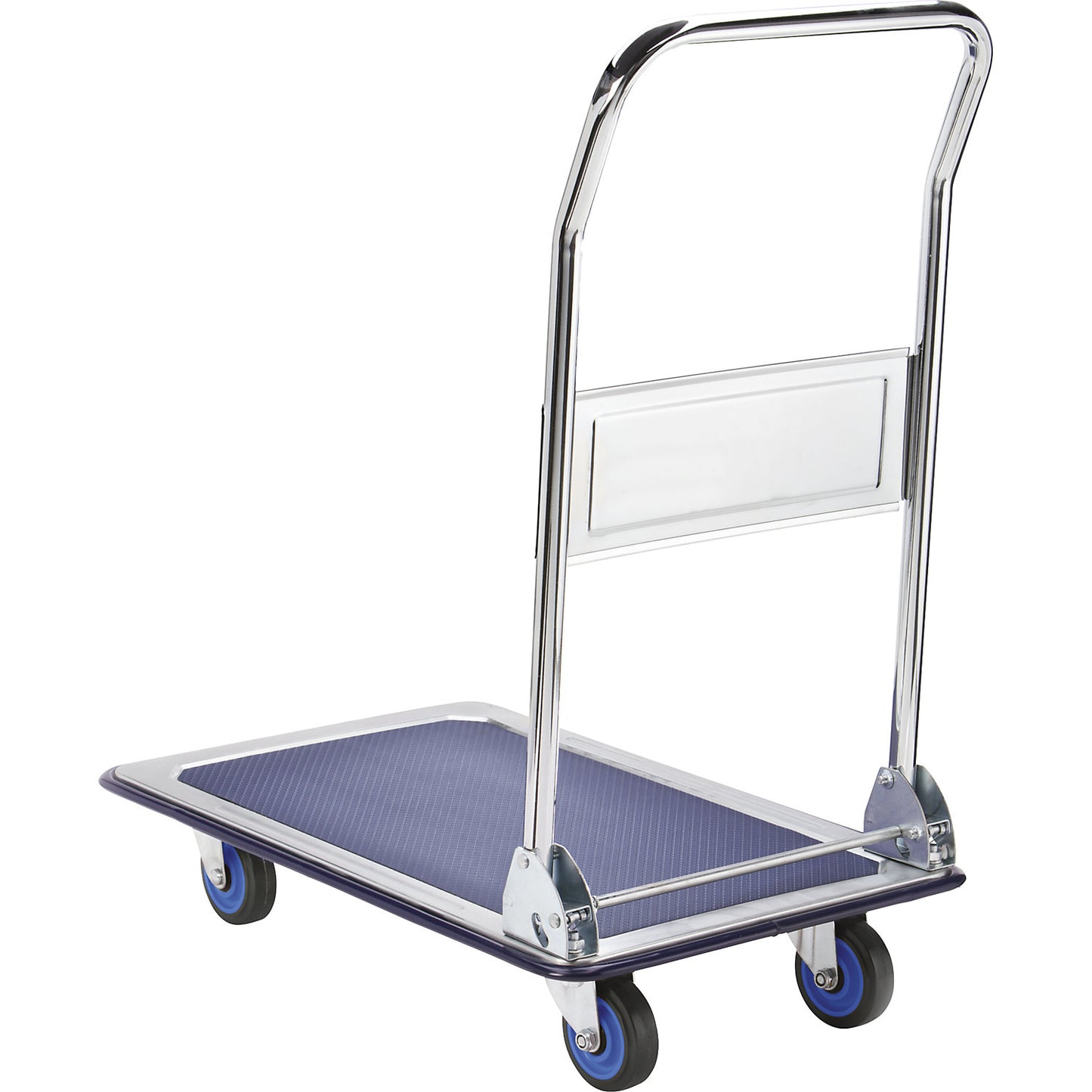 Professional platform truck, max. load 170 kg, zinc plated / chrome plated.