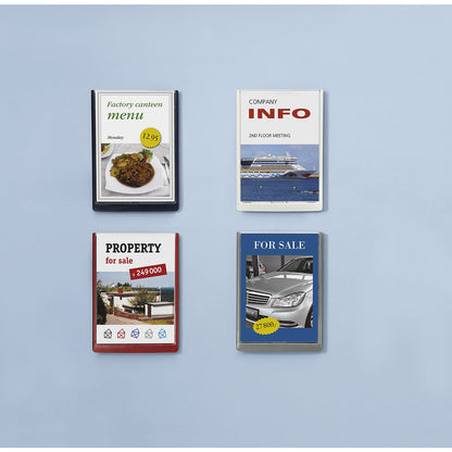 Info sign, HxWxD 325 x 235 x 15 mm, pack of 5, white.