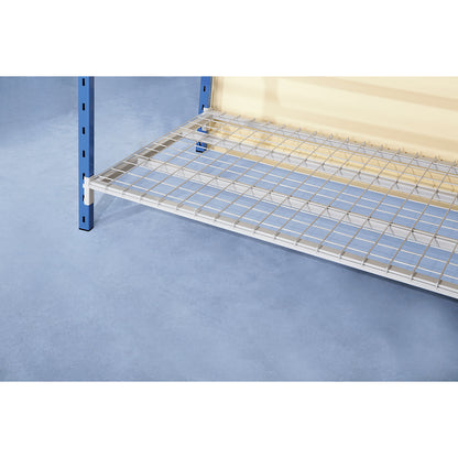 Mesh shelf panel, pack of 2, WxD 1250 x 400 mm.