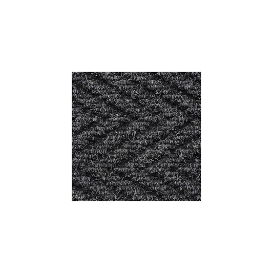 Entrance matting, width 2000 mm, sold by the metre, charcoal.