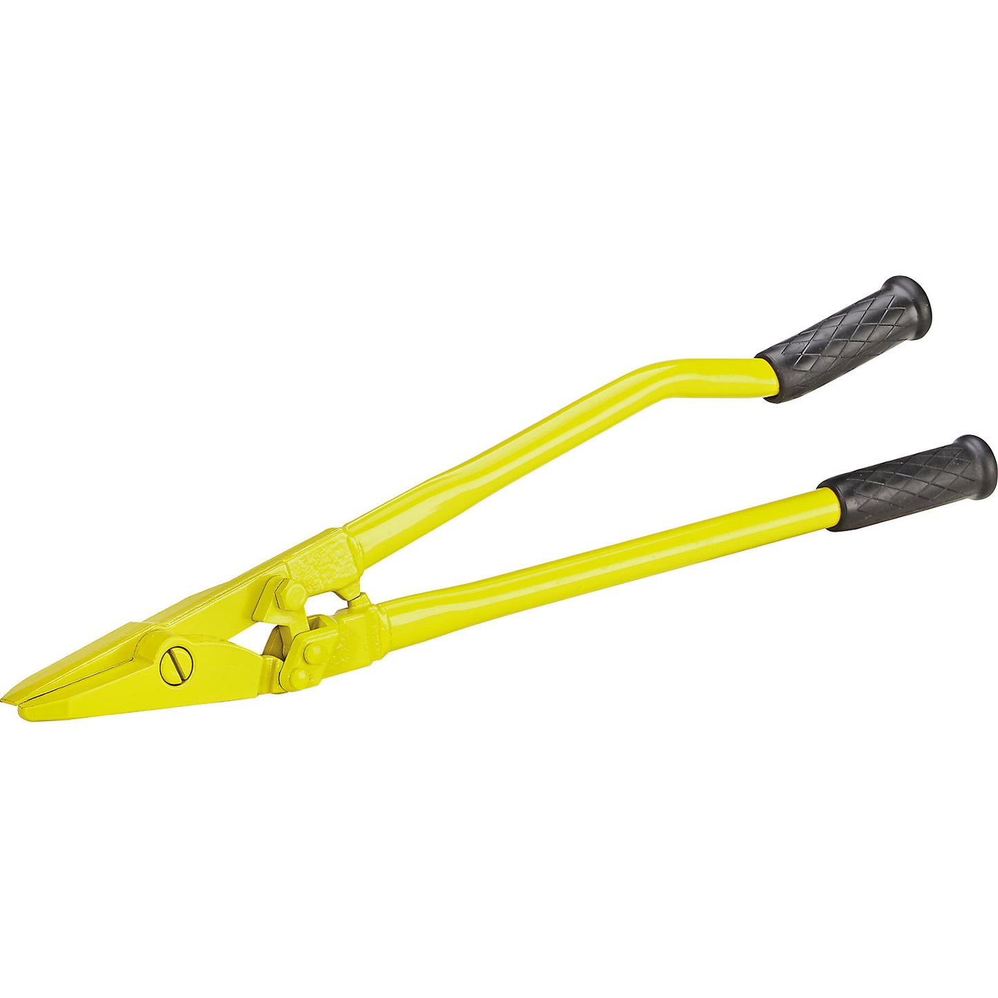 Steel strip scissors, extra wide model, for strap width up to 50 mm.