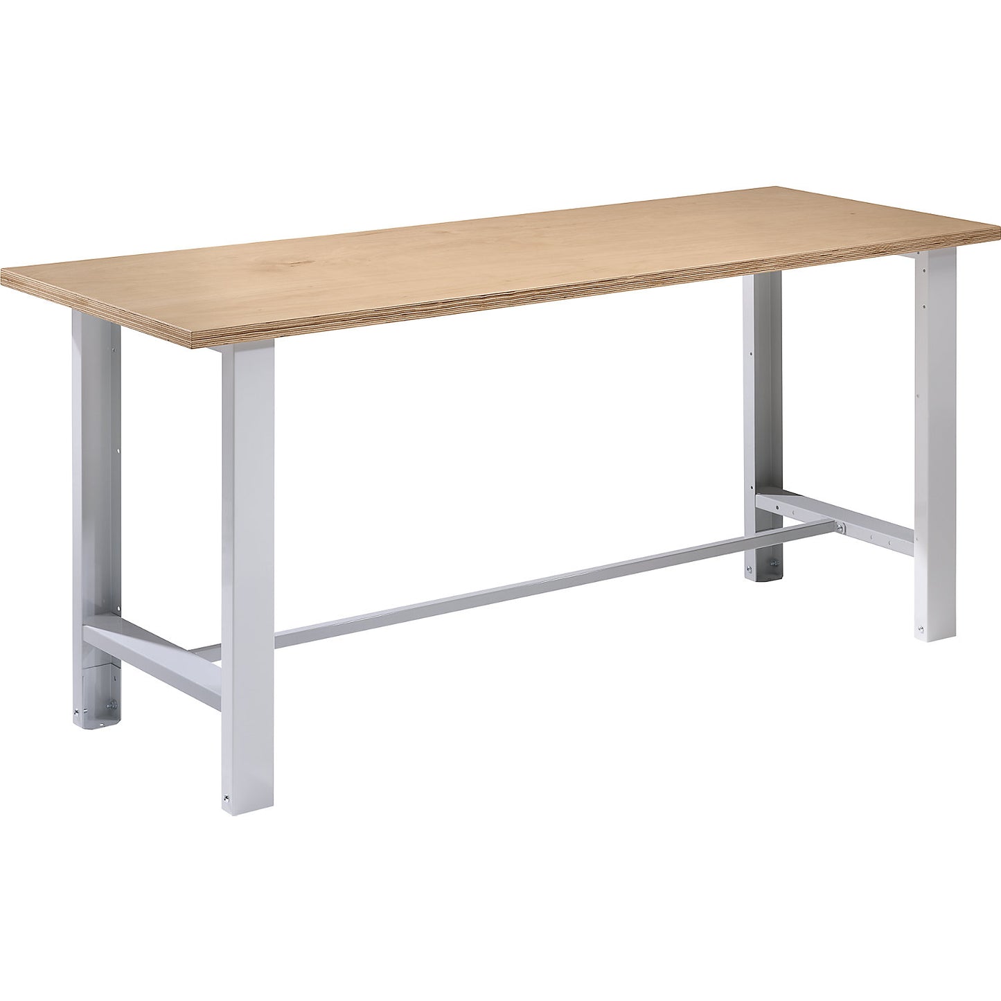 Workbench, modular system, panel width 1850 mm, standard model, multiplex panel.