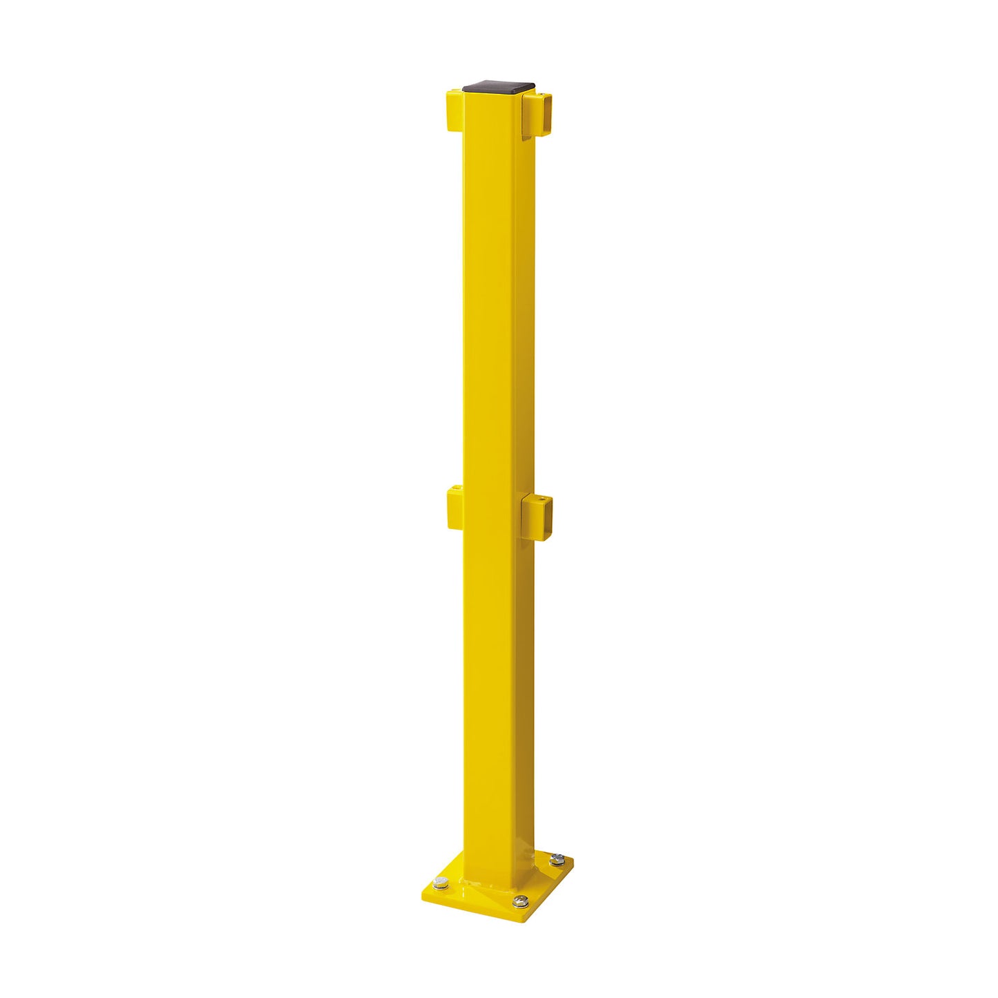 Post for S-Line safety railing, for indoor areas, centre post.