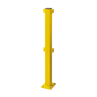 Post for S-Line safety railing, for indoor areas, centre post.
