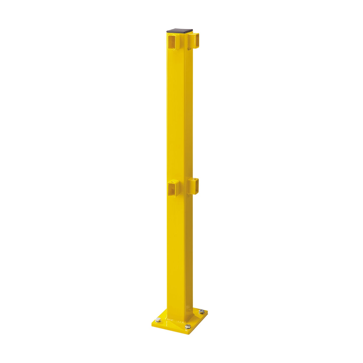 Post for S-Line safety railing, for outdoor areas, corner post.