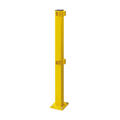 Post for S-Line safety railing, for outdoor areas, corner post.