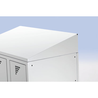 Sloping roof attachment, height 25 / 156 mm, width 300 mm, for 3 compartments.