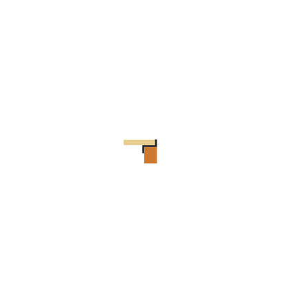 Chipboard panel, drop-in, for beam length 1350 mm, for shelf unit depth 800 mm.