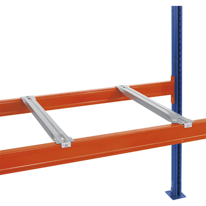Transverse support, 1 pair, galvanised, length 1100 mm.