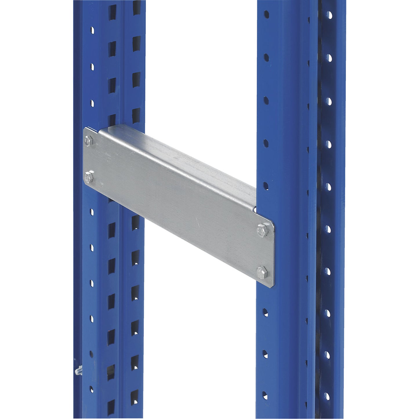 Spacers, zinc plated, for double sided shelf unit, 1 pair, length 200 mm.