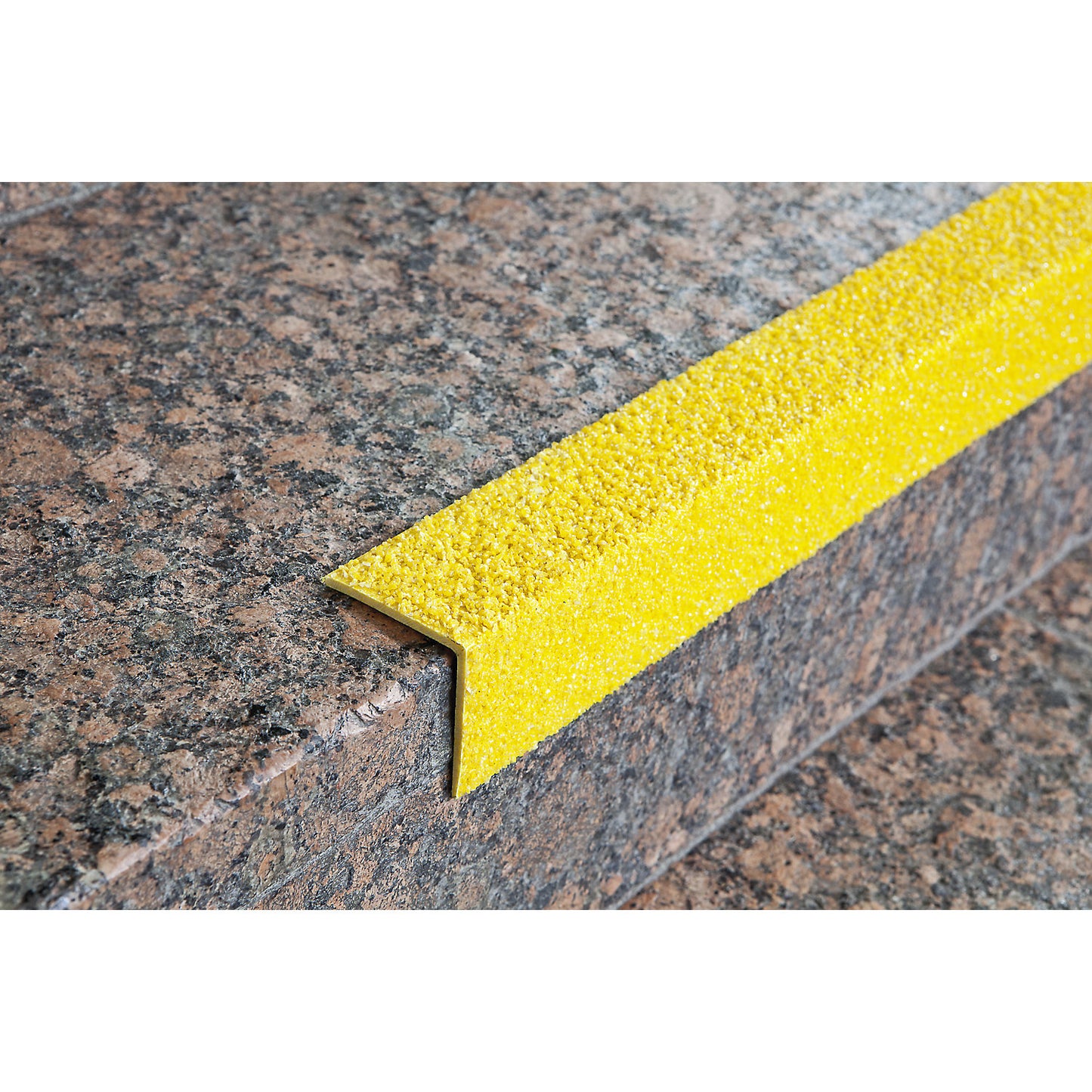 Stair profile, yellow, pack of 2, length 2000 mm.