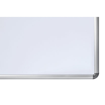 Designer notice board, sheet steel, painted, WxH 600 x 450 mm, white.