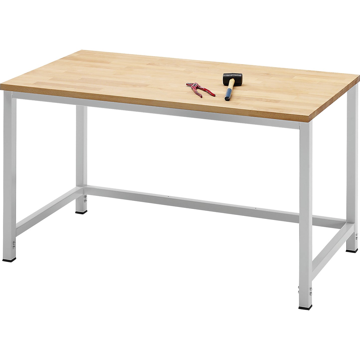 Work table for Series 900 workstation system, height 825 - 1025 mm, MF coated moulded chipboard, width 2000 mm.