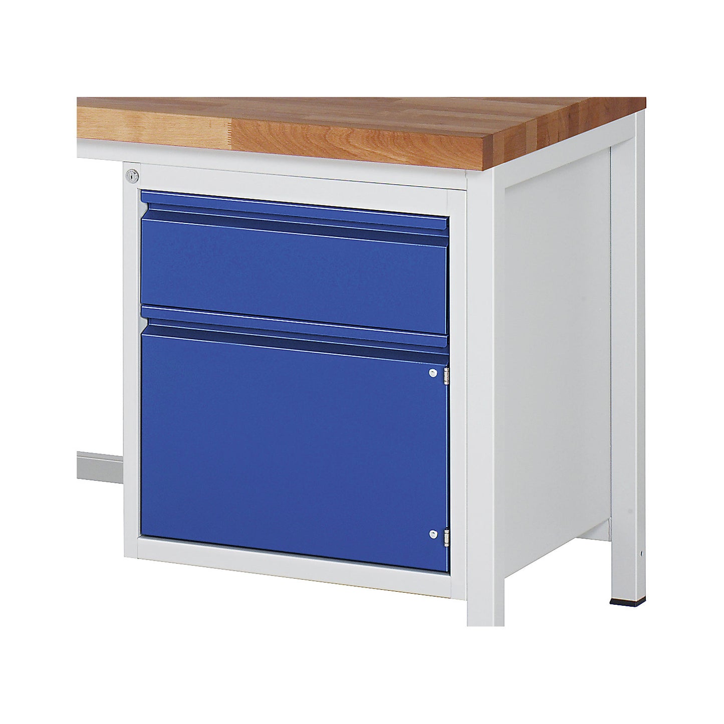 Drawer unit, width 580 mm, height 620 mm, 1 drawer, 1 door.