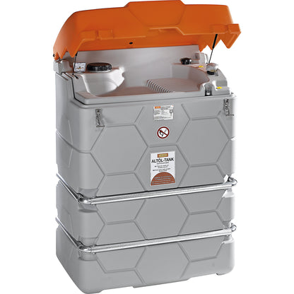 CUBE used oil tank, Indoor Basic, without hinged lid, capacity 1500 l.