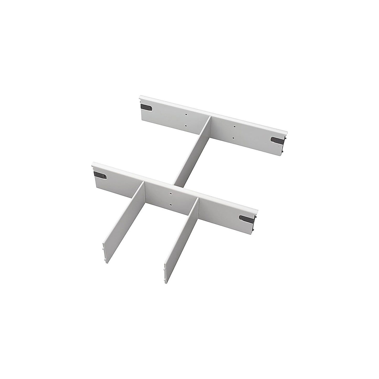 Set of 10 dividers, light grey, fully adjustable, 4x DIN A4/A6, 2x DIN A5.