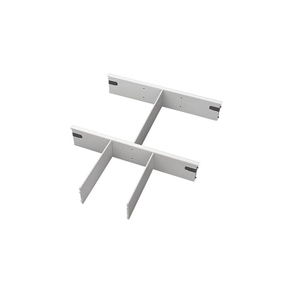 Set of 10 dividers, light grey, fully adjustable, 4x DIN A4/A6, 2x DIN A5.