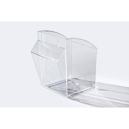 Visual storage container made of Styrolux®, LxWxH 177 x 147 x 161 mm, pack of 3, transparent.