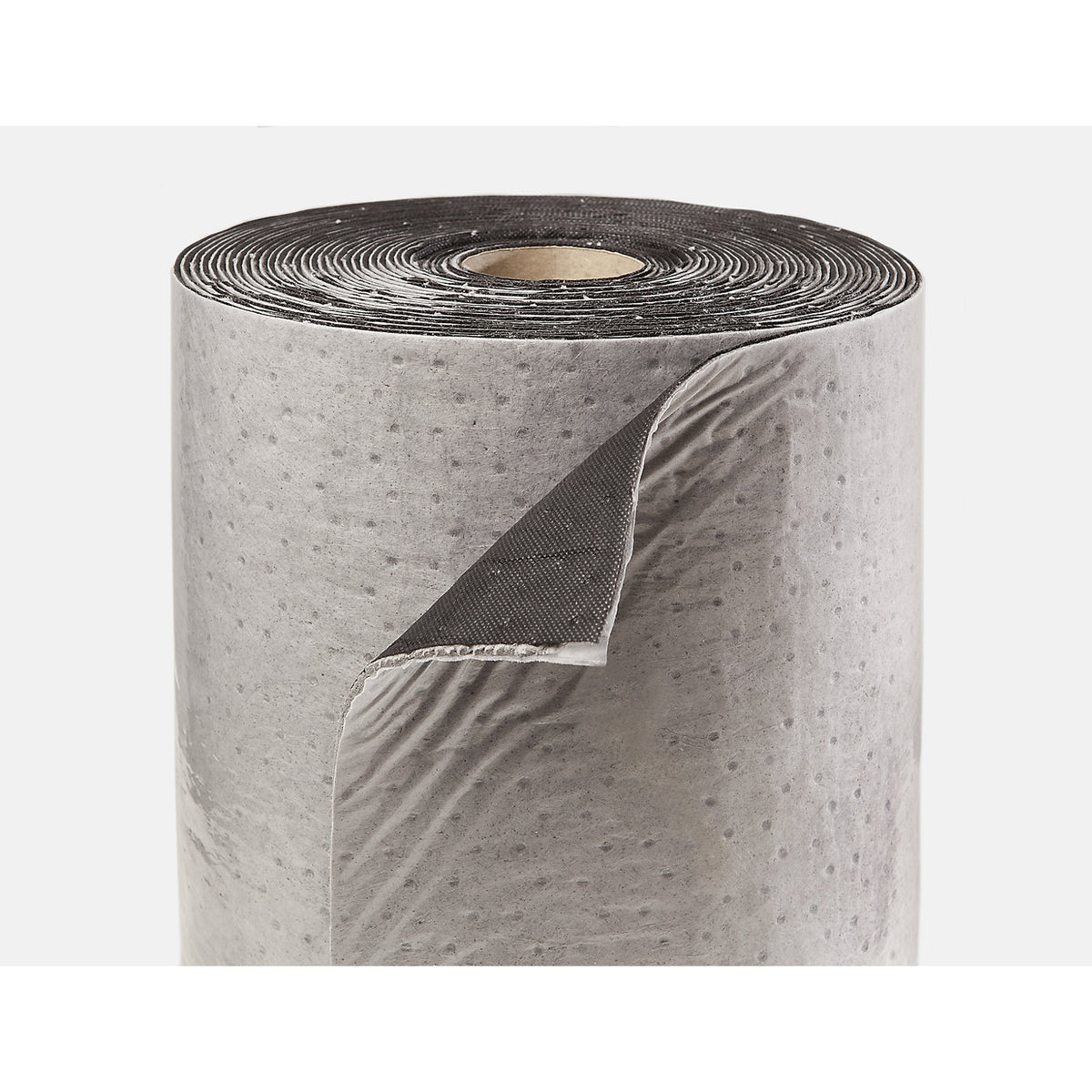 PRO Plus universal absorbent sheeting, sheet roll with barrier film, grey, 400 mm x 30 m, pack of 2.